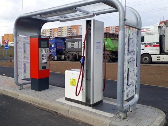 CNG stanice Most mimo provoz do 5.9.